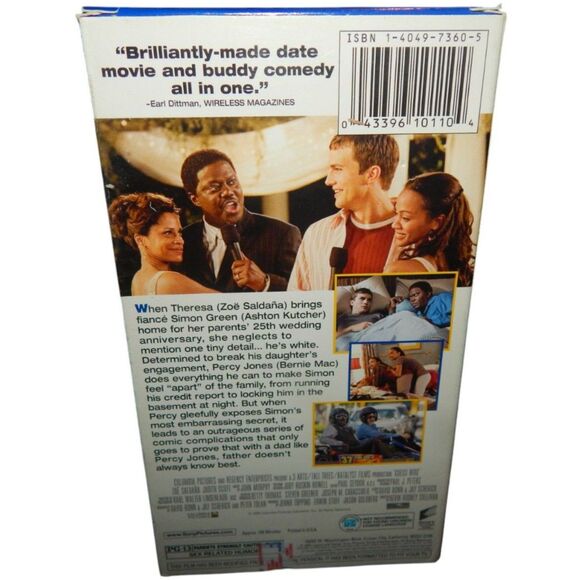 GUESS WHO Bernie Mac Ashton Kutcher Zoe Saldana vintage VHS in original case - Picture 4 of 6